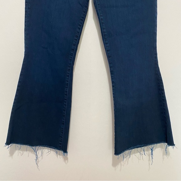 FRAME Le‎ Crop Flare Raw Hem Jeans in Fiona Size 28 Casual - Picture 7 of 15